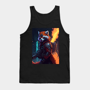 Flame-Forged Paws Tank Top